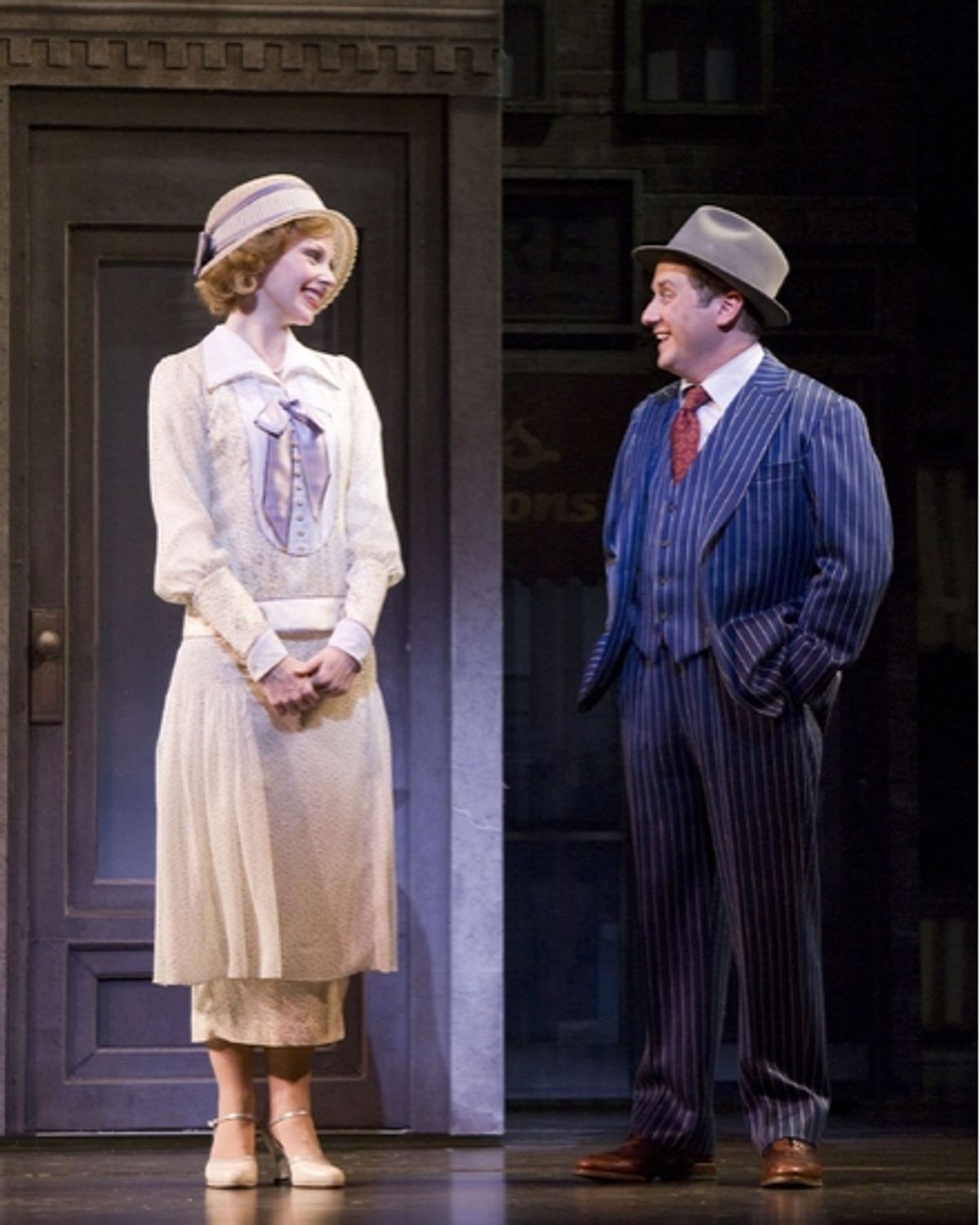 Katharine Leonard and Christopher Fitzgerald at 